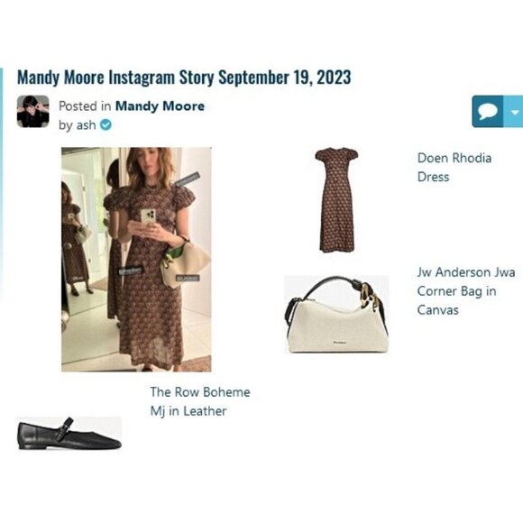 💕DÔEN💕 Rhodia Dress ~ Puff Sleeve A-Line Maxi Noir Forest Floral Print XL NWOT - Picture 9 of 16